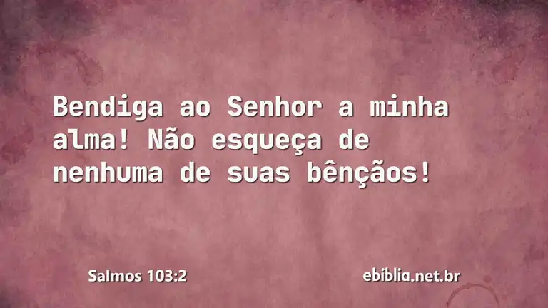 Salmos 103:2