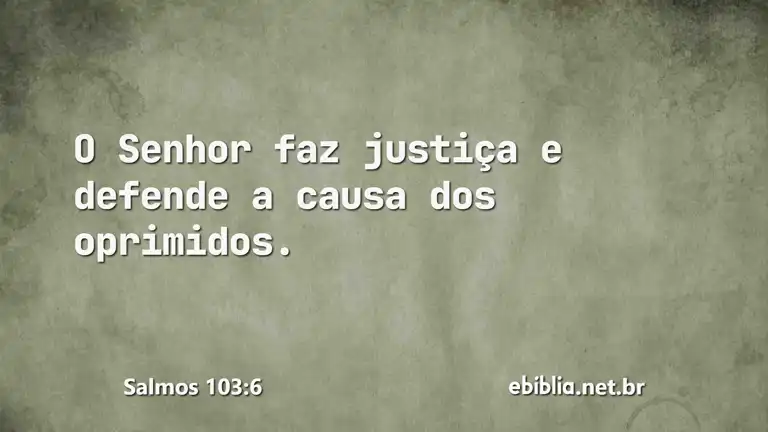 Salmos 103:6