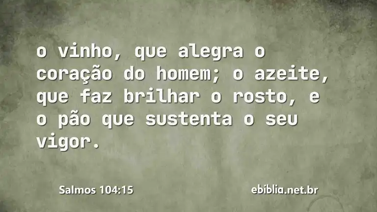 Salmos 104:15