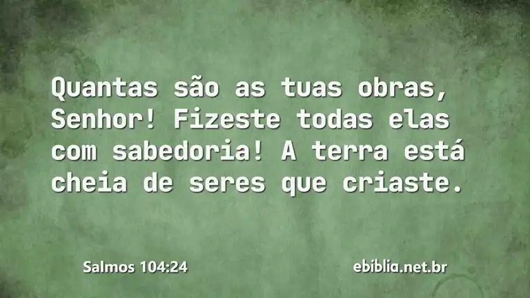 Salmos 104:24