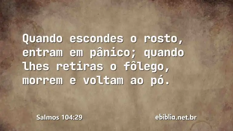 Salmos 104:29