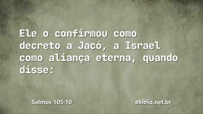 Salmos 105:10