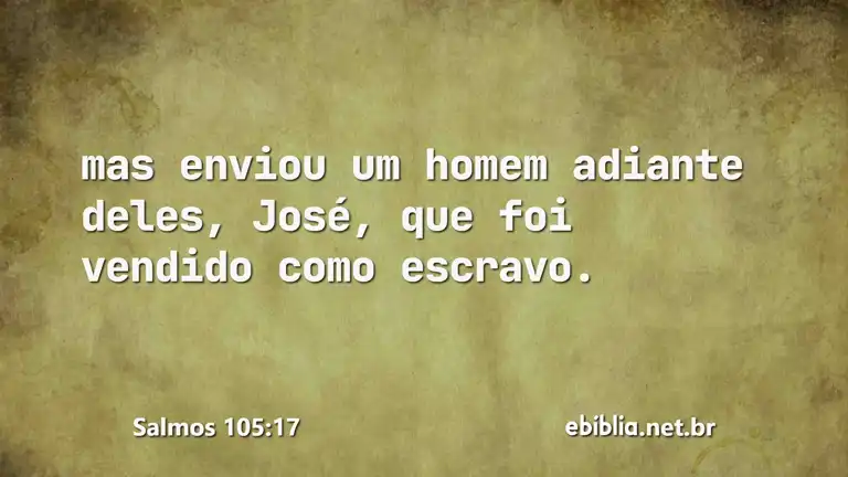 Salmos 105:17