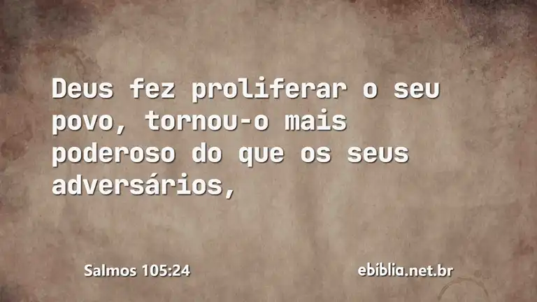 Salmos 105:24