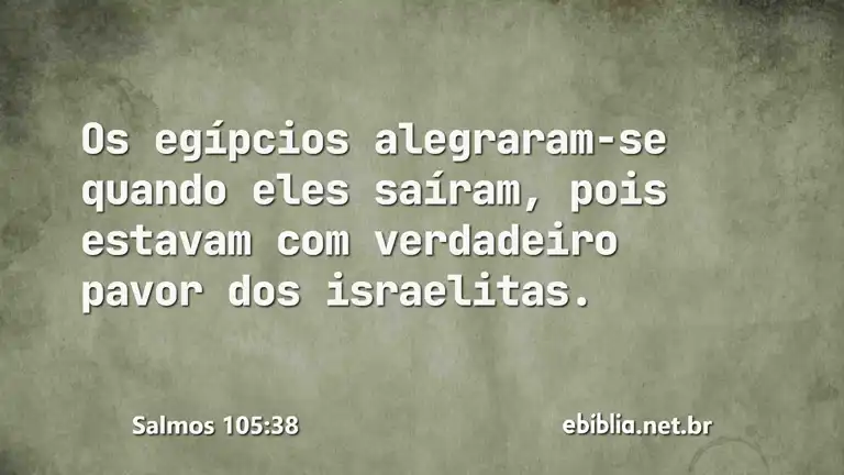 Salmos 105:38