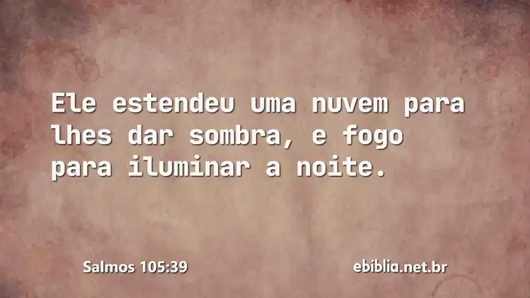 Salmos 105:39