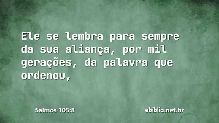 Salmos 105:8