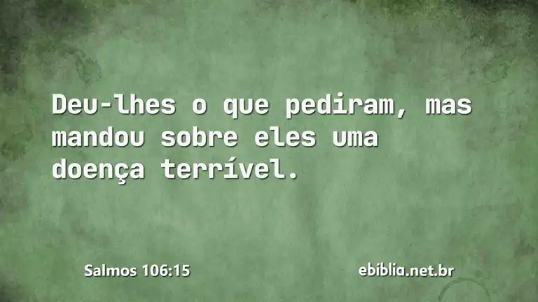 Salmos 106:15