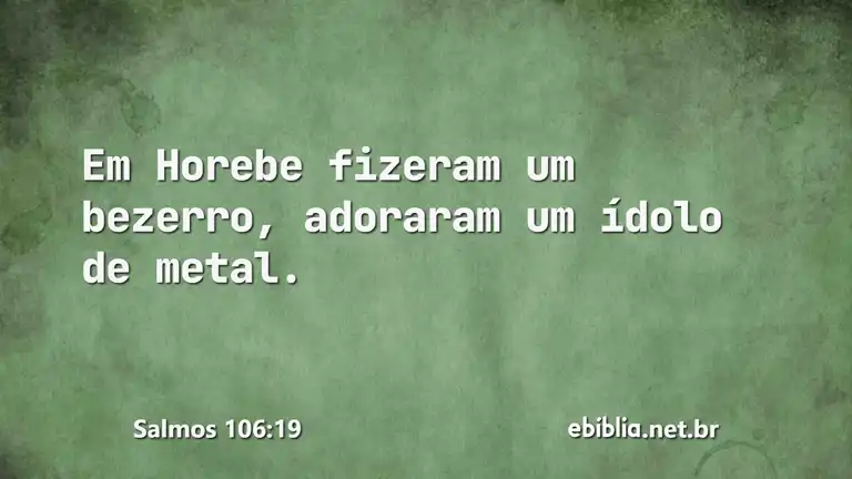 Salmos 106:19