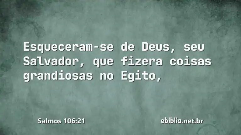 Salmos 106:21