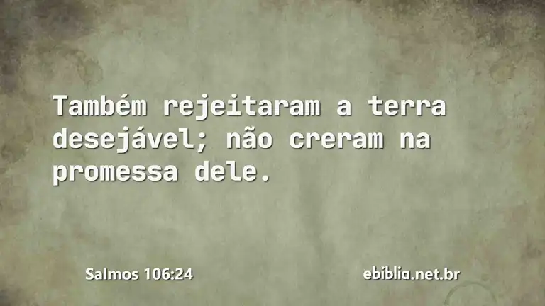 Salmos 106:24