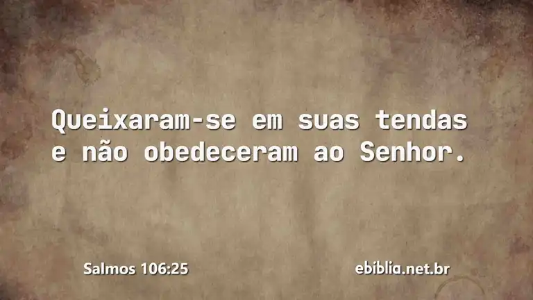 Salmos 106:25