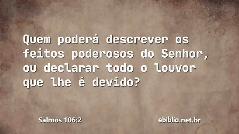 Salmos 106:2