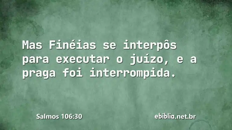 Salmos 106:30