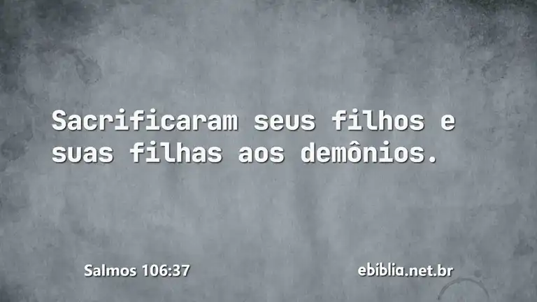 Salmos 106:37