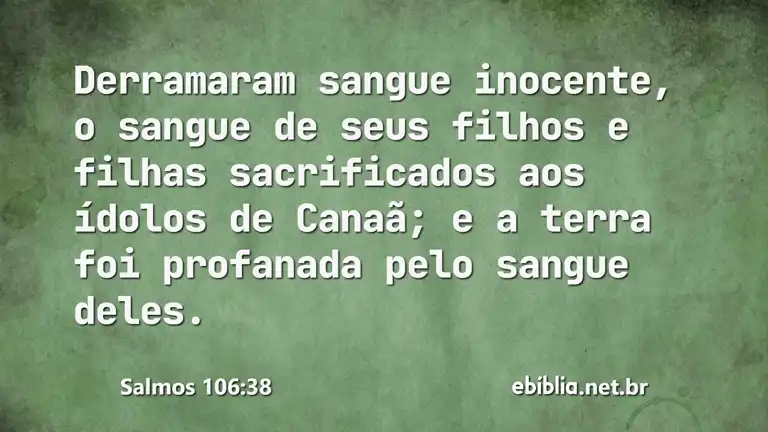 Salmos 106:38