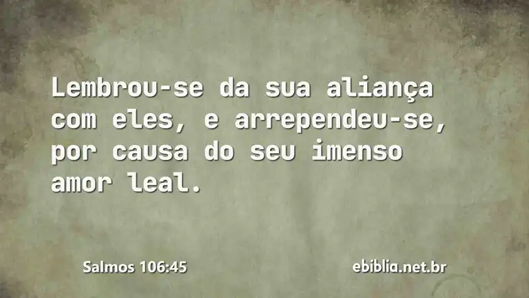 Salmos 106:45