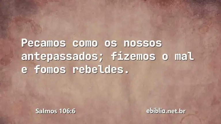 Salmos 106:6