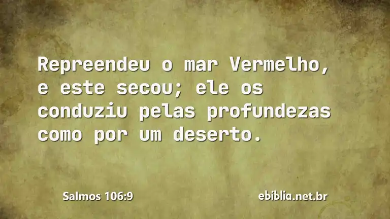 Salmos 106:9