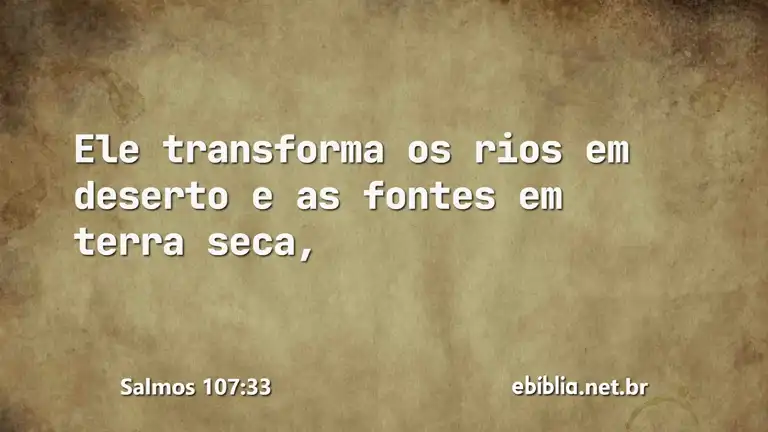 Salmos 107:33