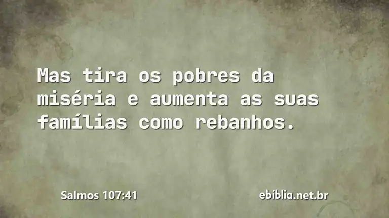 Salmos 107:41