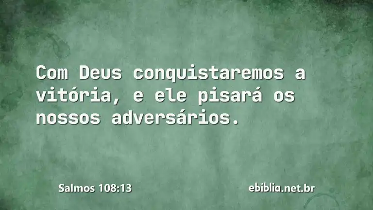 Salmos 108:13