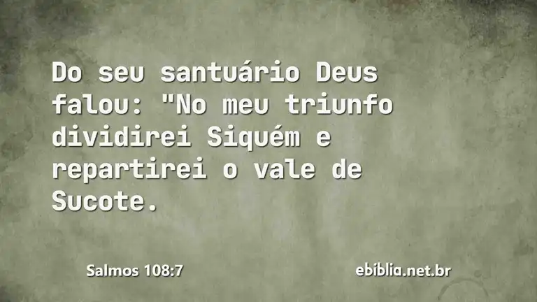 Salmos 108:7