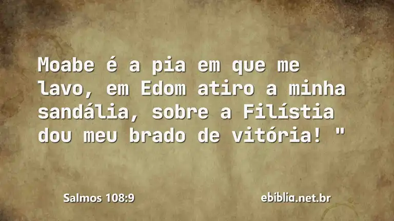 Salmos 108:9