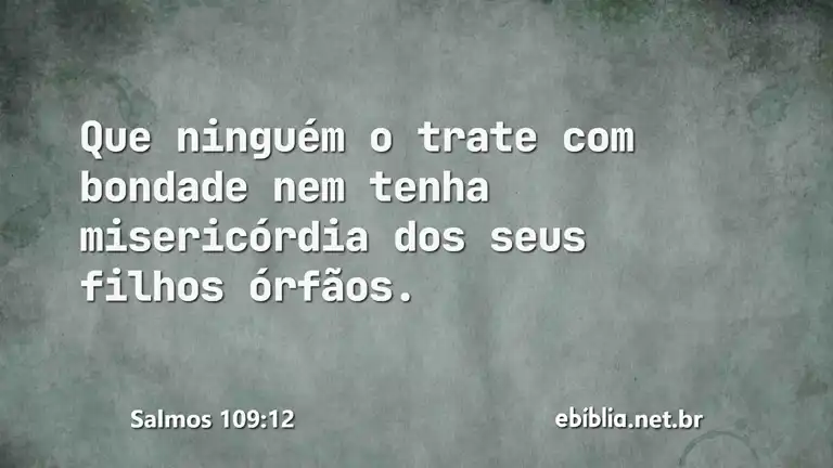 Salmos 109:12