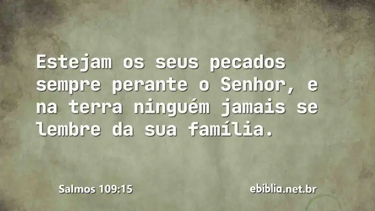 Salmos 109:15