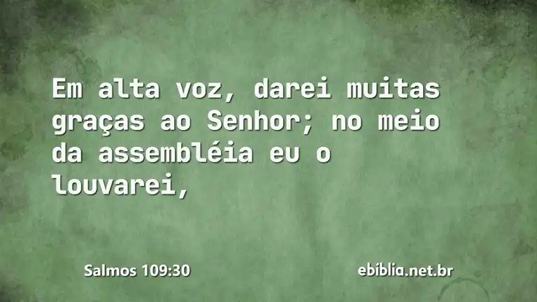 Salmos 109:30