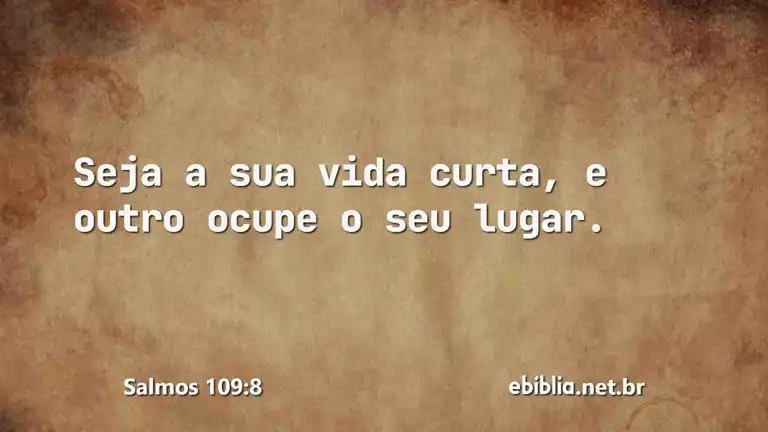 Salmos 109:8