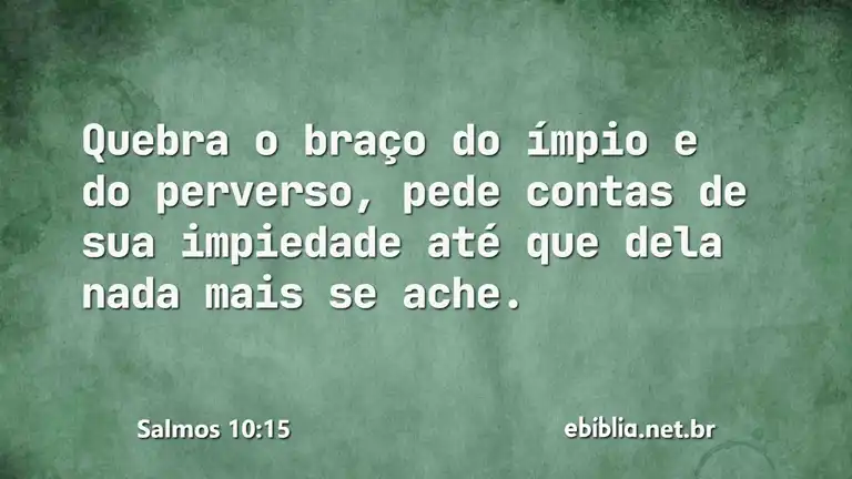 Salmos 10:15