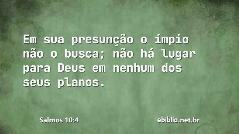 Salmos 10:4