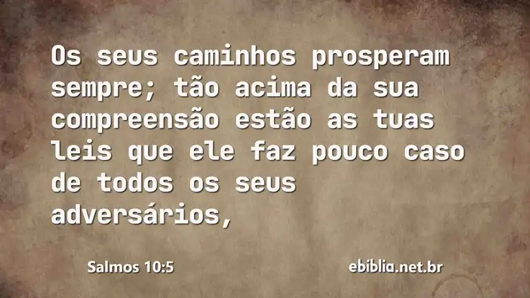 Salmos 10:5