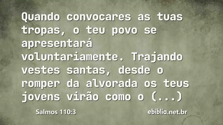 Salmos 110:3