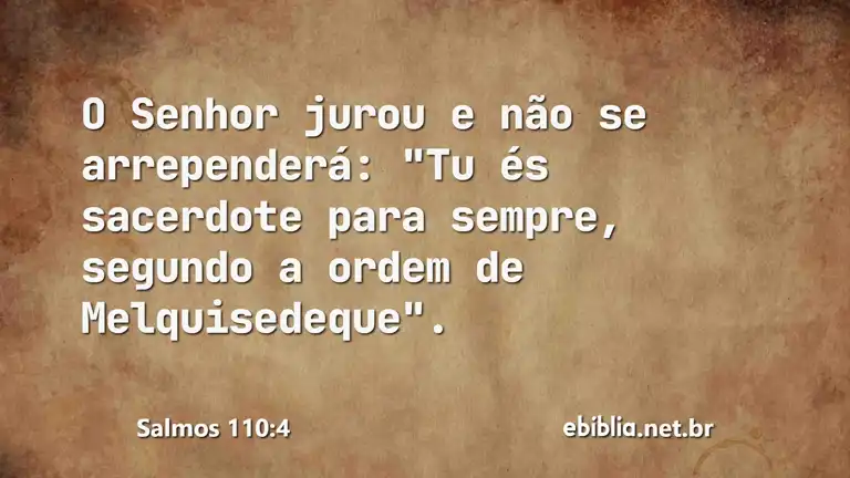 Salmos 110:4