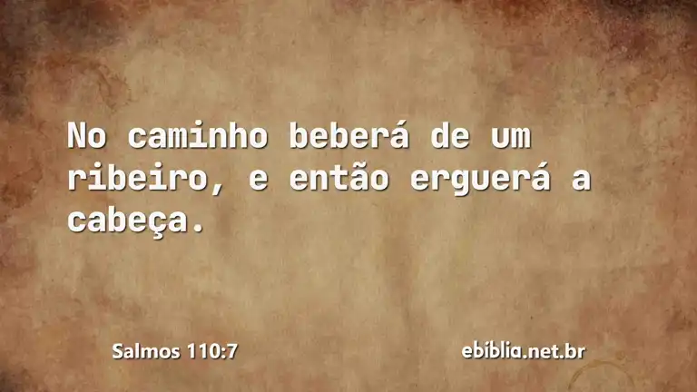 Salmos 110:7