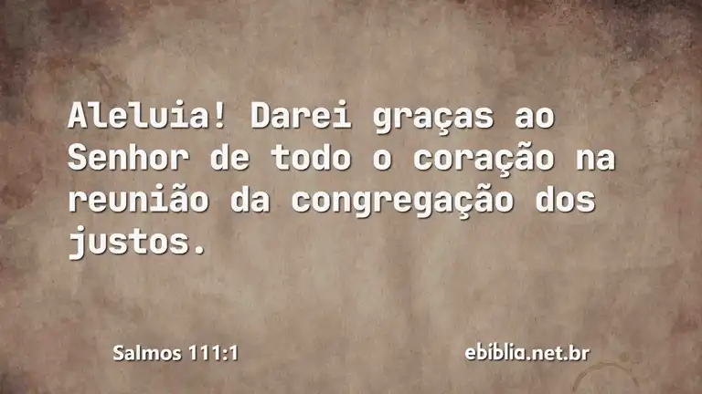 Salmos 111:1