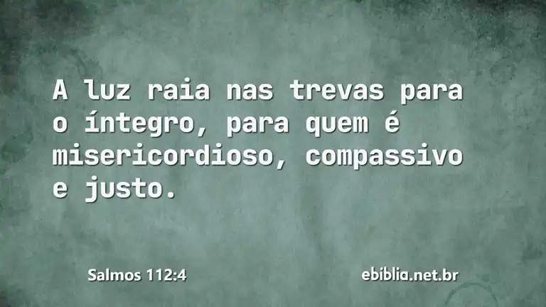 Salmos 112:4