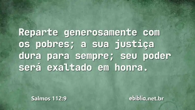 Salmos 112:9