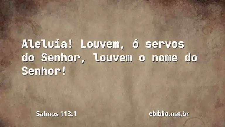 Salmos 113:1