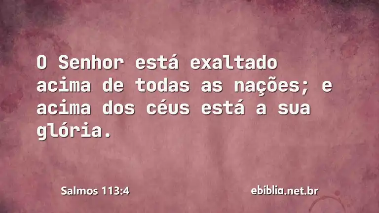 Salmos 113:4