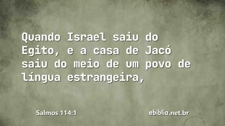 Salmos 114:1