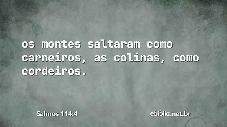 Salmos 114:4