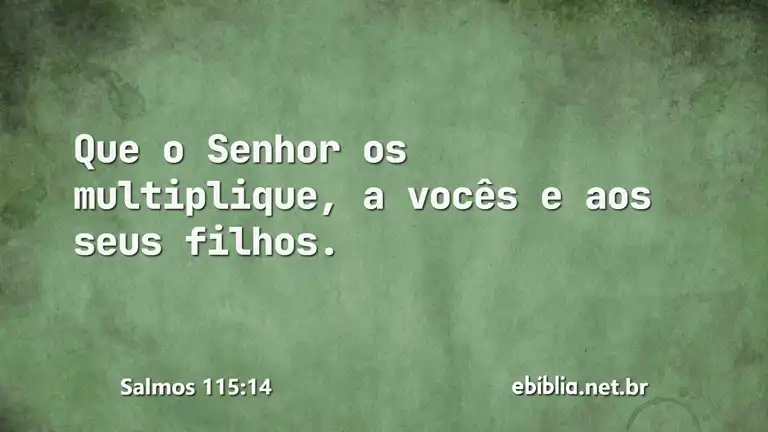 Salmos 115:14