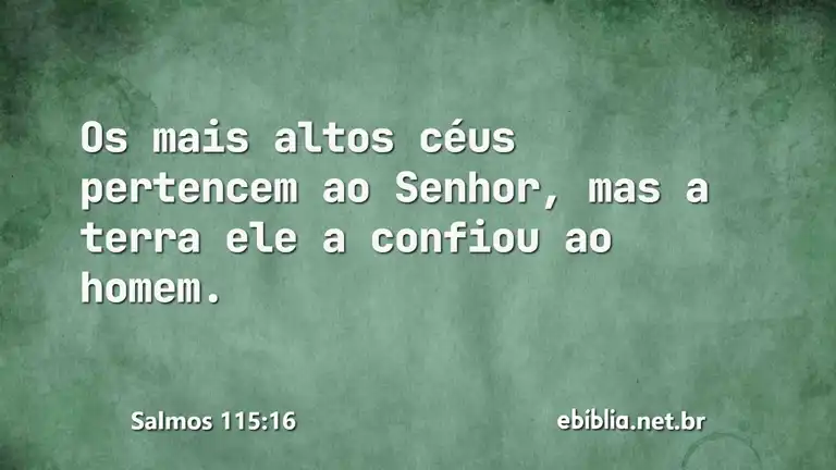 Salmos 115:16