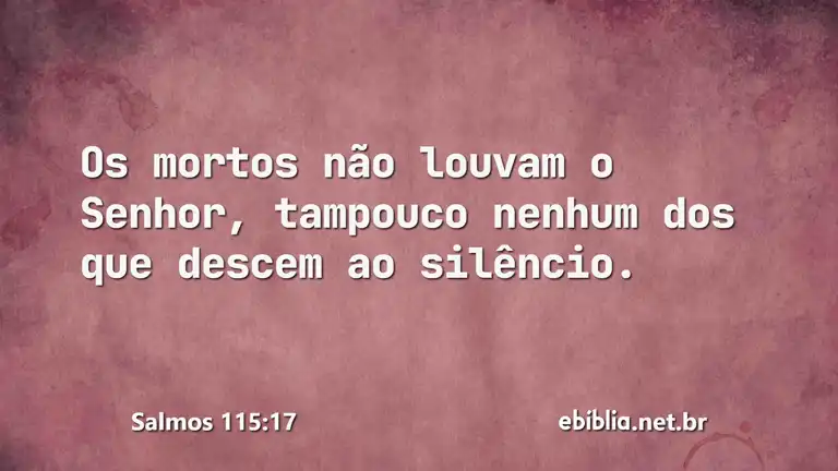 Salmos 115:17