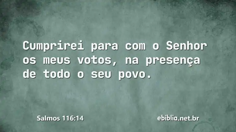 Salmos 116:14