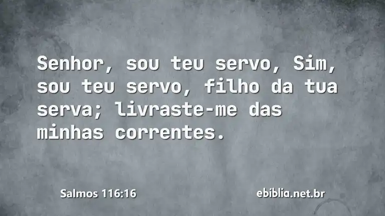 Salmos 116:16